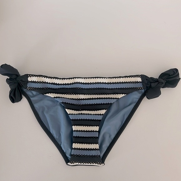 Pilyq Bathing Suit Bottoms Striped New Size S - Picture 1 of 5